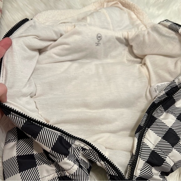 Wonder Nation Check Pram Black White - Picture 13 of 15